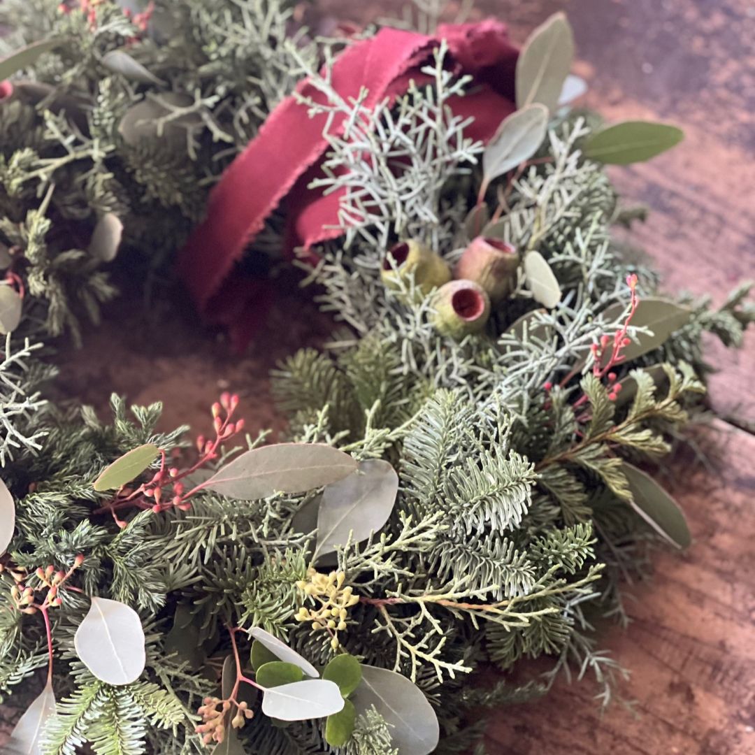 FLOWER griotte クリスマスリースづくりワークショップ