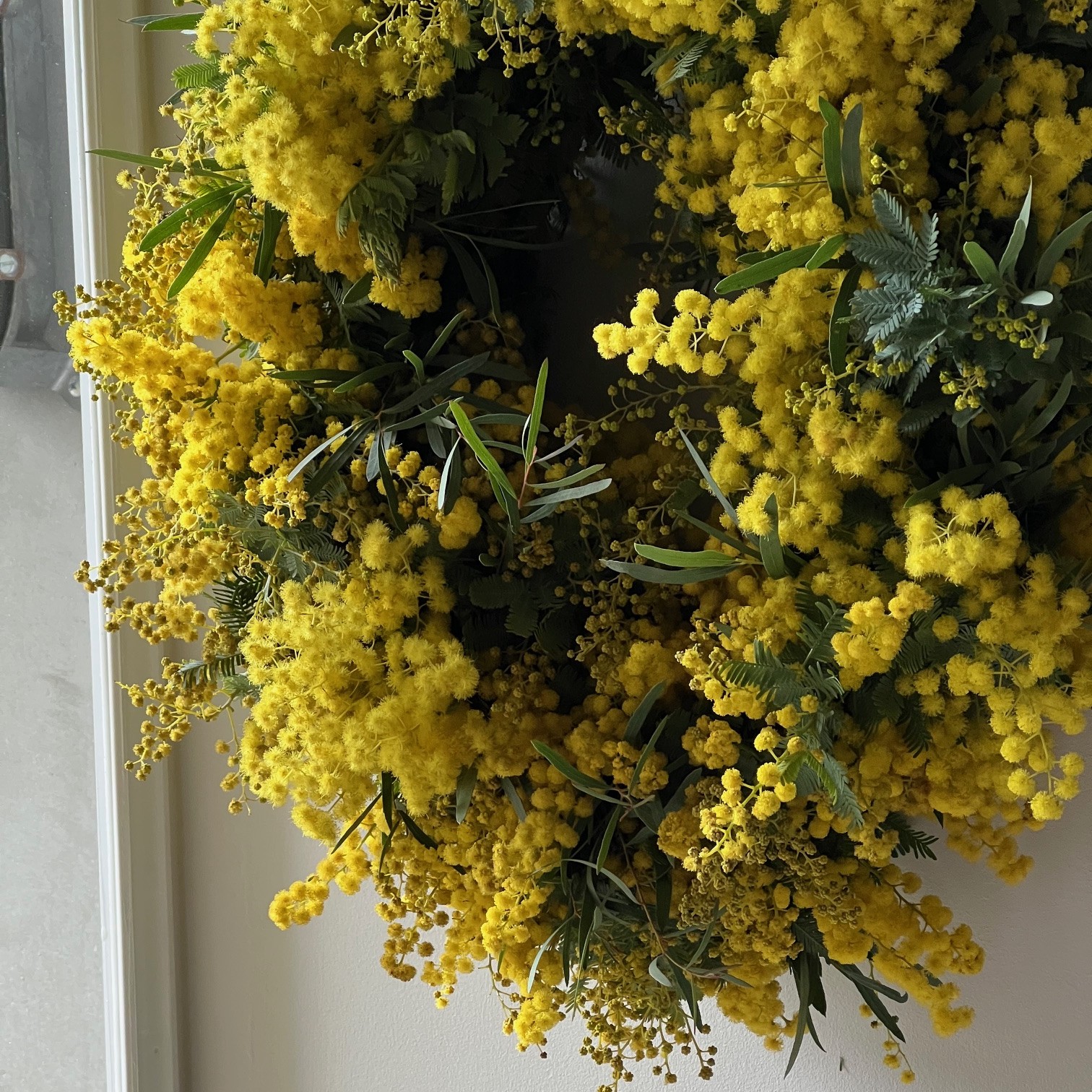 FLOWER griotte ミモザのリースづくりワークショップ